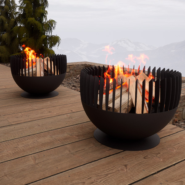 Traforart Atzavara S Outdoor Fireplace Fire Bowl