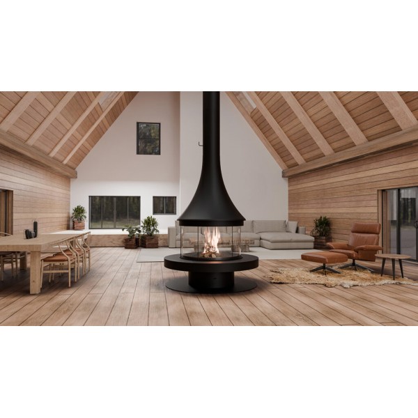 Traforart Ausa Central 360° Panoramic Designer Fireplace