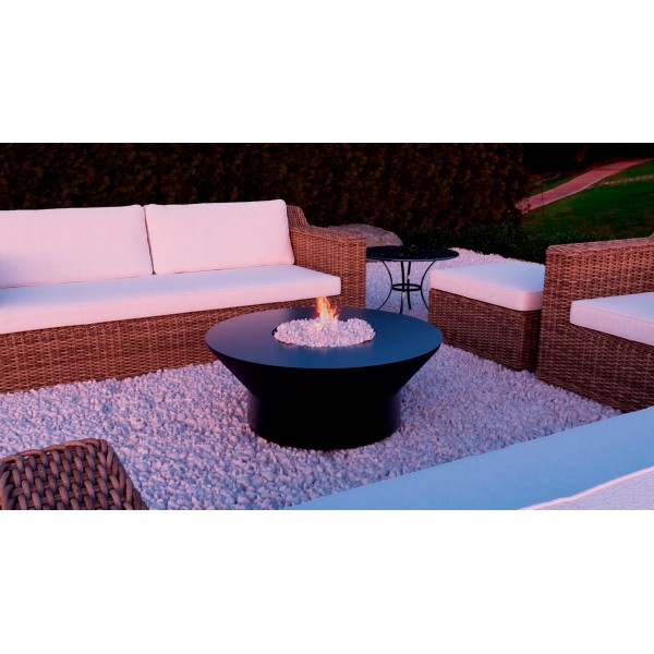 Traforart Grial Outdoor Designer Fireplace Coffee Table