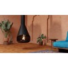 Traforart Hera Central Adjustable Open Suspended Designer Fireplace