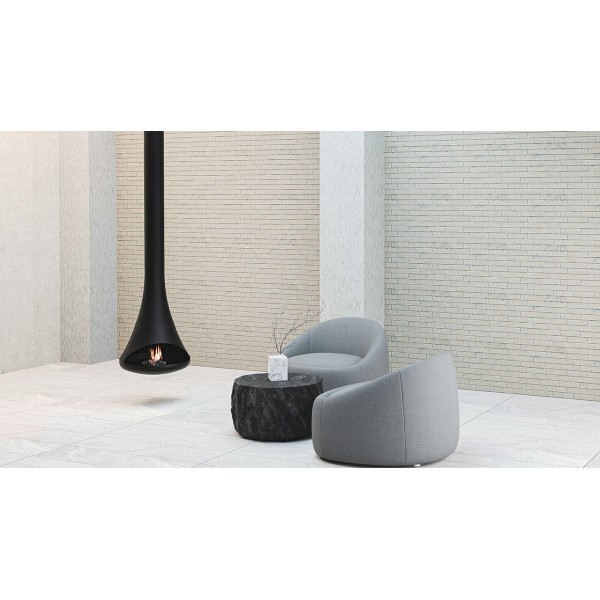 Traforart Hestia Compact Suspended Designer Fireplace