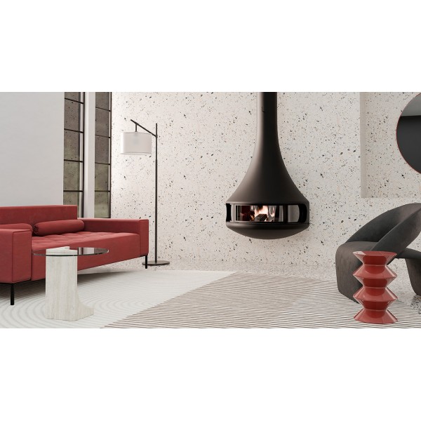 Traforart Hypnos Frontal With Enclosure Hermetic Ecodesign Fireplace