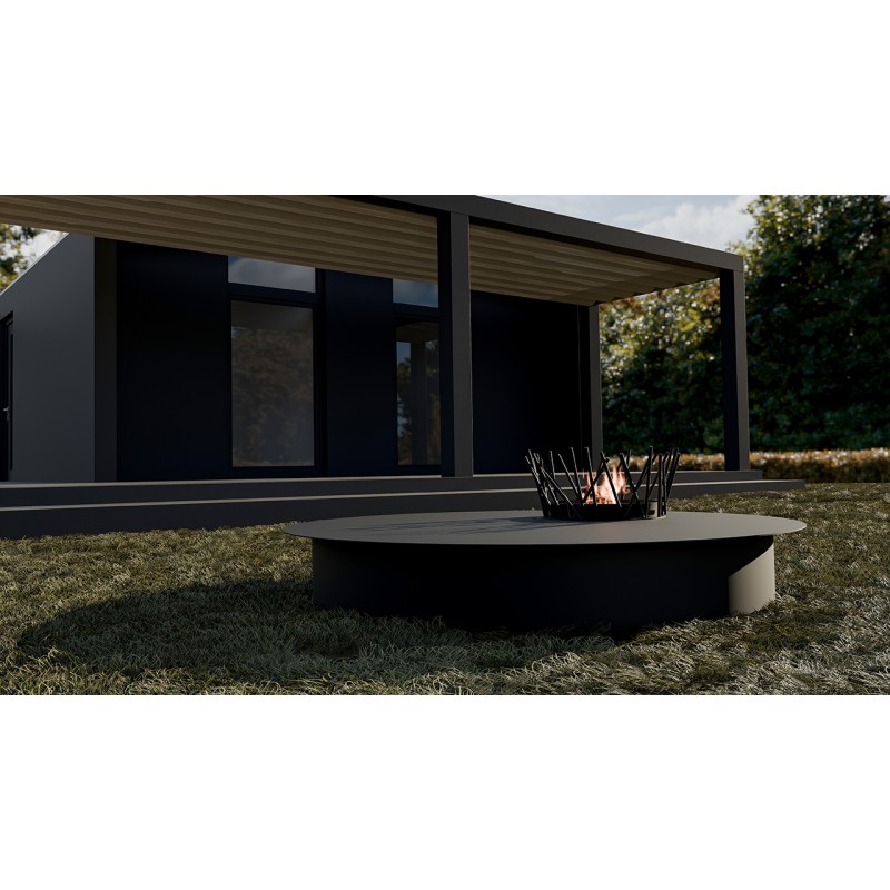 Traforart Iconic Large Outdoor Designer Fireplace