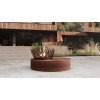 Уличный дизайнерский камин Traforart Iconic Medium Corten