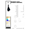 Открытый центральный дизайнерский камин Traforart Oviedo Central