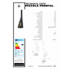 Компактный фронтальный дизайнерский камин Traforart Piccola