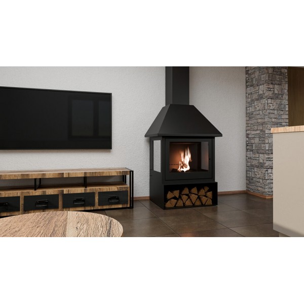 Traforart Sandra Frontal Ecodesign Designer Fireplace