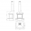 Traforart Vulcano Frontal Enclosure Ecodesign Fireplace