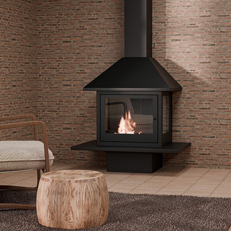Traforart Vulcano Frontal Enclosure Ecodesign Fireplace