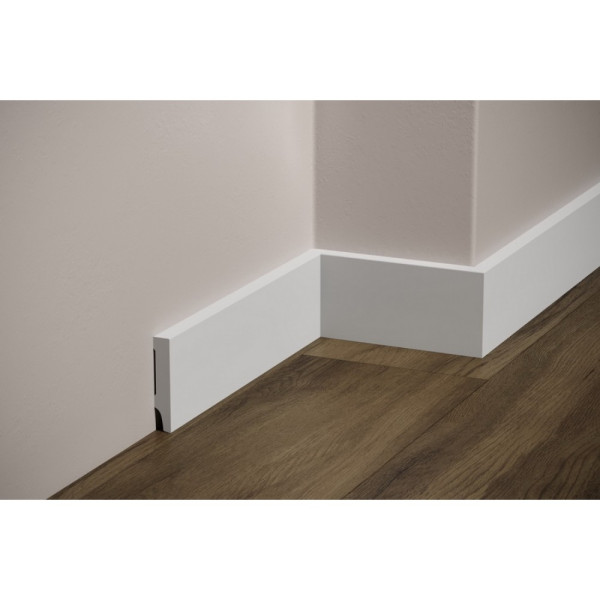 Kompozītu grīdlīstes RAL9003 15x80x2400mm Kompozītu grīdlīstes RAL9003 15x80x2400mm