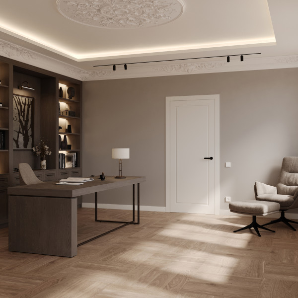 Krāsotas durvis HUGO MONOB RAL 9003