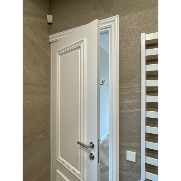 Крашеные межкомнатные двери King Doors RAL 9010 Крашеные межкомнатные двери King Doors RAL 9010