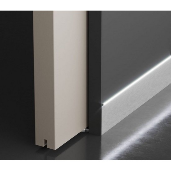 Aluminum Skirting PBSL Wall-Mounted Profiles PBSB With LED Light Capability