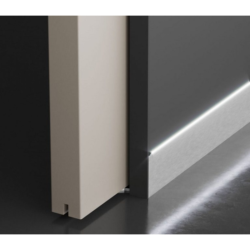 Aluminum Skirting PBSL Wall-Mounted Profiles PBSB With LED Light Capability