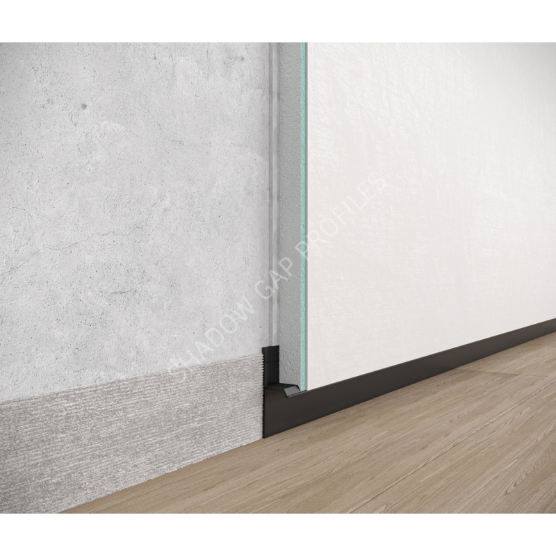 Iebūvējamā ēnu grīdlīstes ASP102