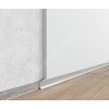 Flush-mounted shadow skirting board ASP112