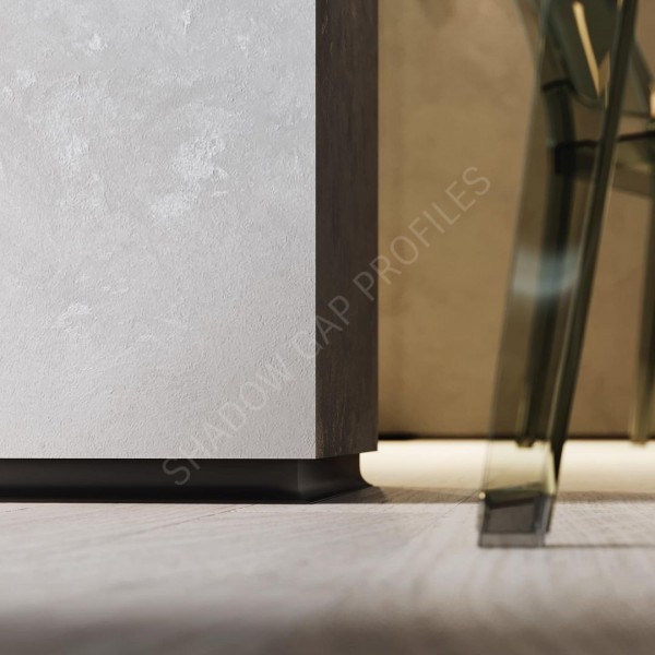 Iebūvējamā ēnu grīdlīstes ASP238