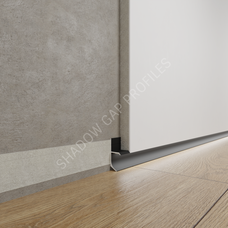 Iebūvējamā ēnu grīdlīstes ASP238