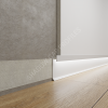 Aluminium Flush-Mounted Skirting Board 49.5mm x 2600mm - ASP-904
