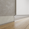 Aluminium Flush-Mounted Skirting Board 49.5mm x 2600mm - ASP-904