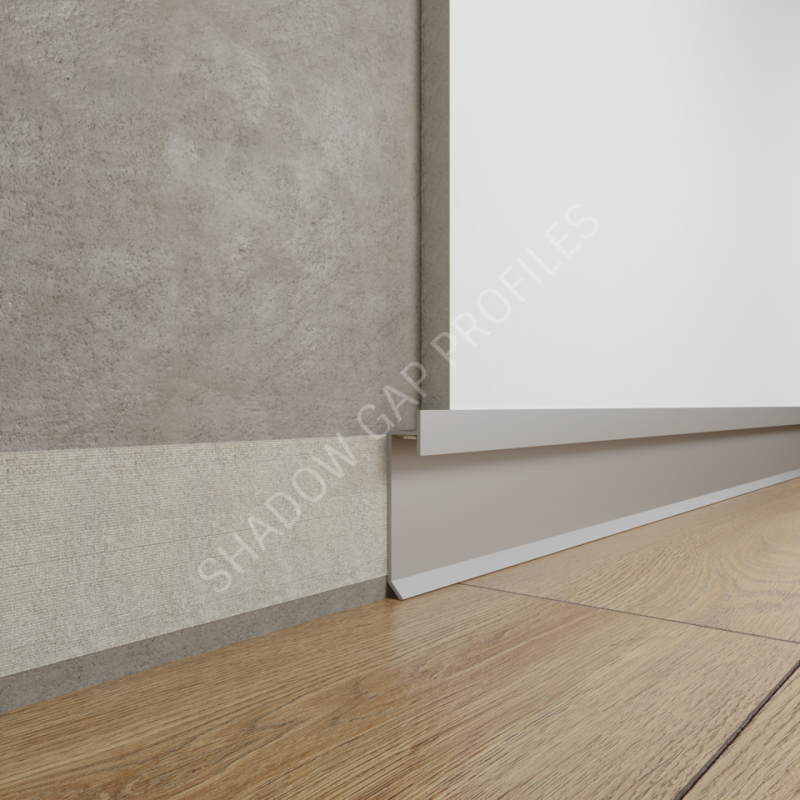 Алюминиевый скрытый плинтус 63.5mm x 2600mm ASP-905