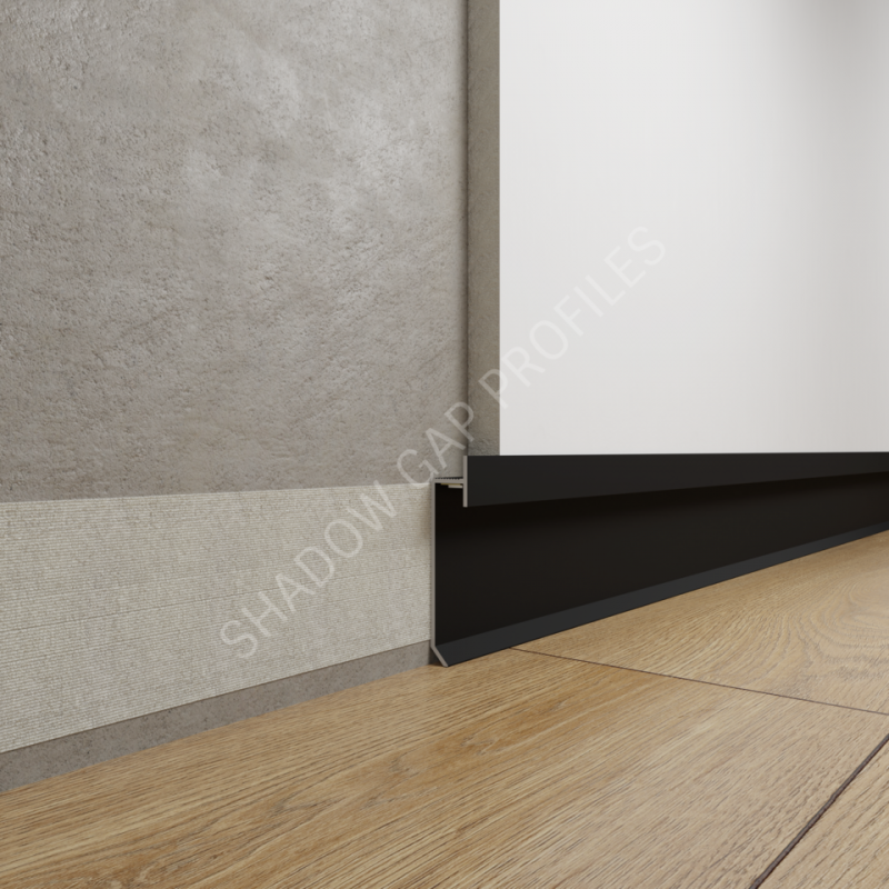 Алюминиевый скрытый плинтус 63.5mm x 2600mm ASP-905