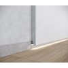 Алюминиевый скрытый плинтус с LED каналом 20mm x 2600mm ASPL120