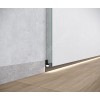 Алюминиевый скрытый плинтус с LED каналом 20mm x 2600mm ASPL120