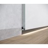 Алюминиевый скрытый плинтус с LED каналом 30mm x 2600mm ASPL130
