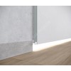 Алюминиевый скрытый плинтус с LED каналом 30mm x 2600mm ASPL130