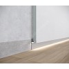 Алюминиевый скрытый плинтус с LED каналом 30mm x 2600mm ASPL130