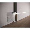 Алюминиевый скрытый плинтус с LED каналом 60mm x 2600mm ASPL60