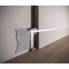 Алюминиевый скрытый плинтус с LED каналом 60mm x 2600mm ASPL60