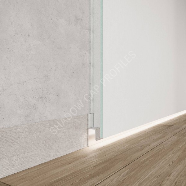 Aluminium Flush-Mounted Skirting Board LHV10