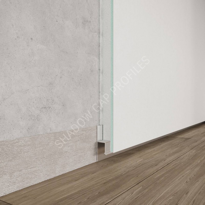 Aluminium Flush-Mounted Skirting Board LHV10