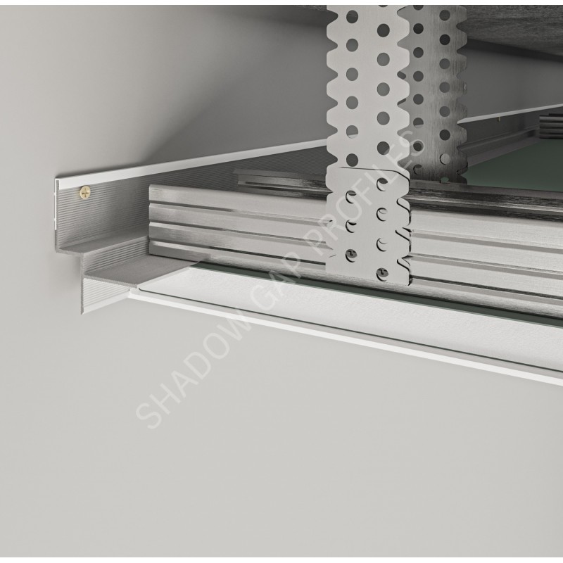 AST10 Ceiling recessed shadow profile with LED lighting option