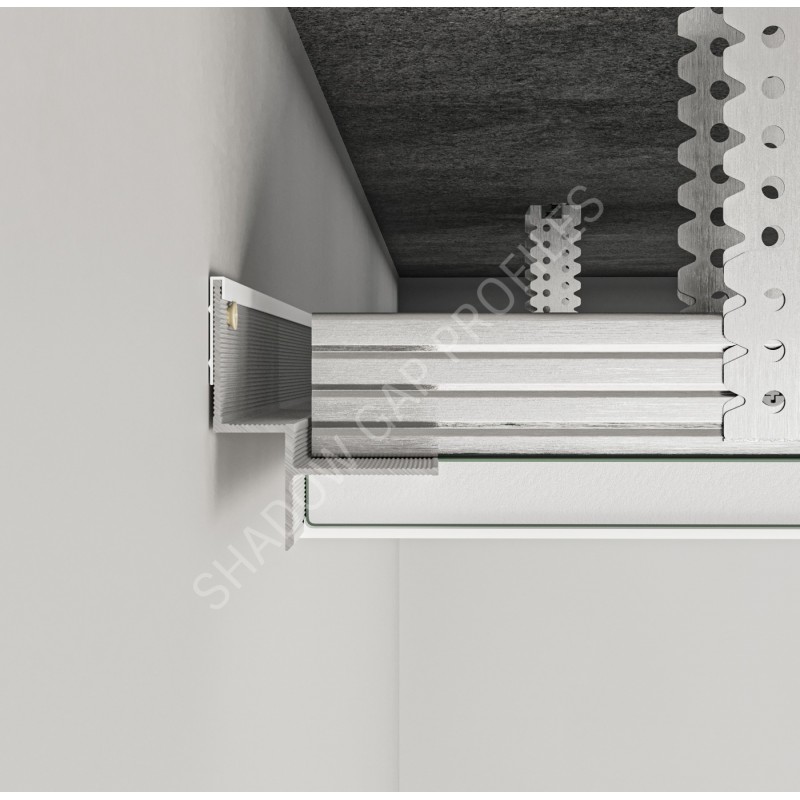 AST10 Ceiling recessed shadow profile with LED lighting option