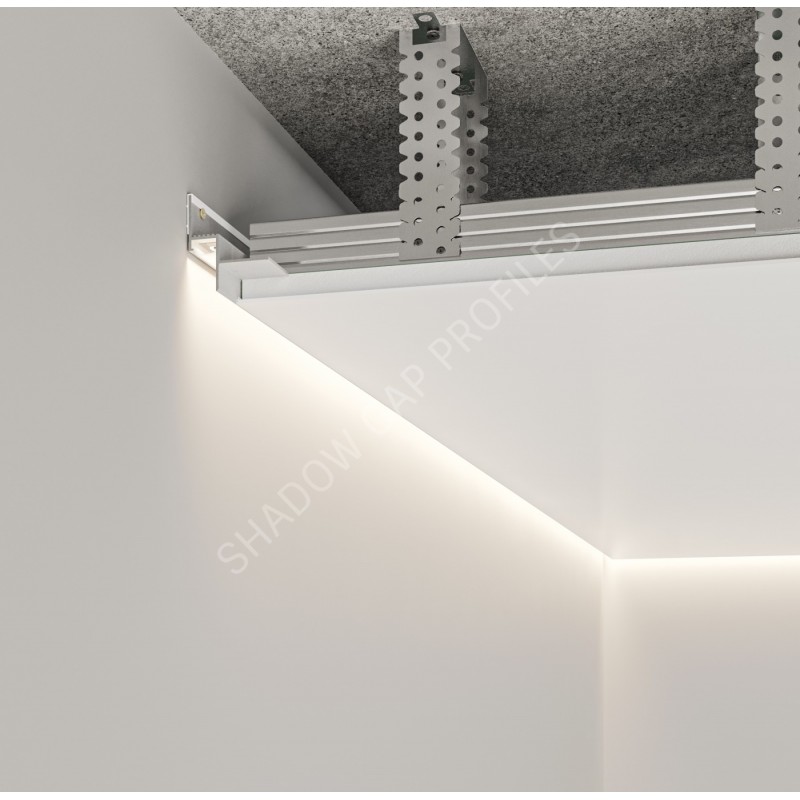 AST-14/12 Ceiling recessed shadow profile with LED lighting option