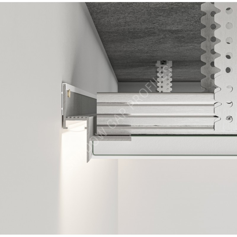 AST-14/12 Ceiling recessed shadow profile with LED lighting option