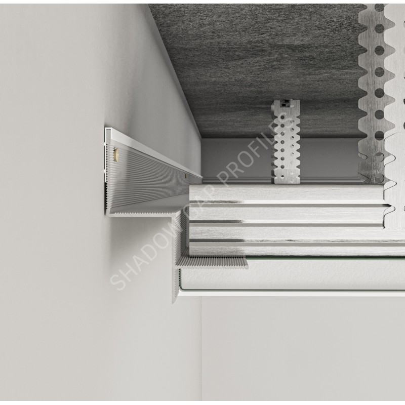 AST20 Ceiling recessed shadow profile with LED lighting option