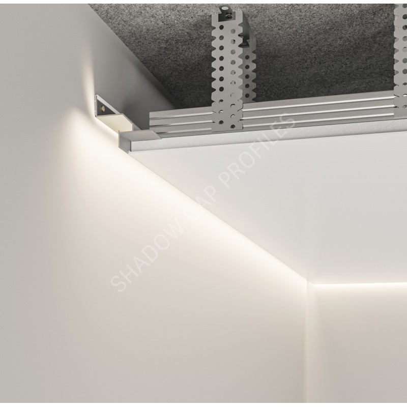 AST22 Ceiling recessed shadow profile with LED lighting option
