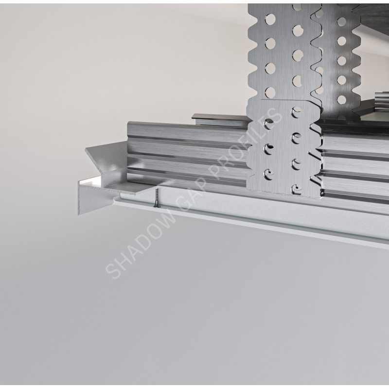 AST30 Встраиваемый в потолок теневой профиль с возможностью установки LED-подсветки