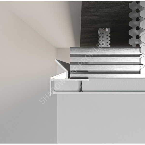 AST30 Встраиваемый в потолок теневой профиль с возможностью установки LED-подсветки