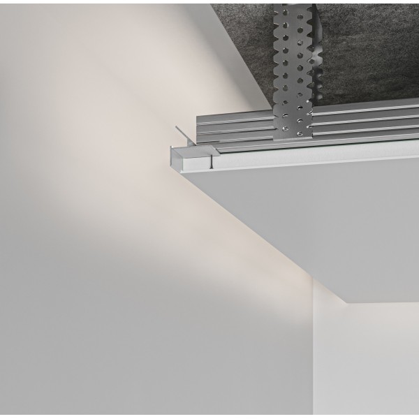 AST50 Встраиваемый в потолок теневой профиль с возможностью установки LED-подсветки