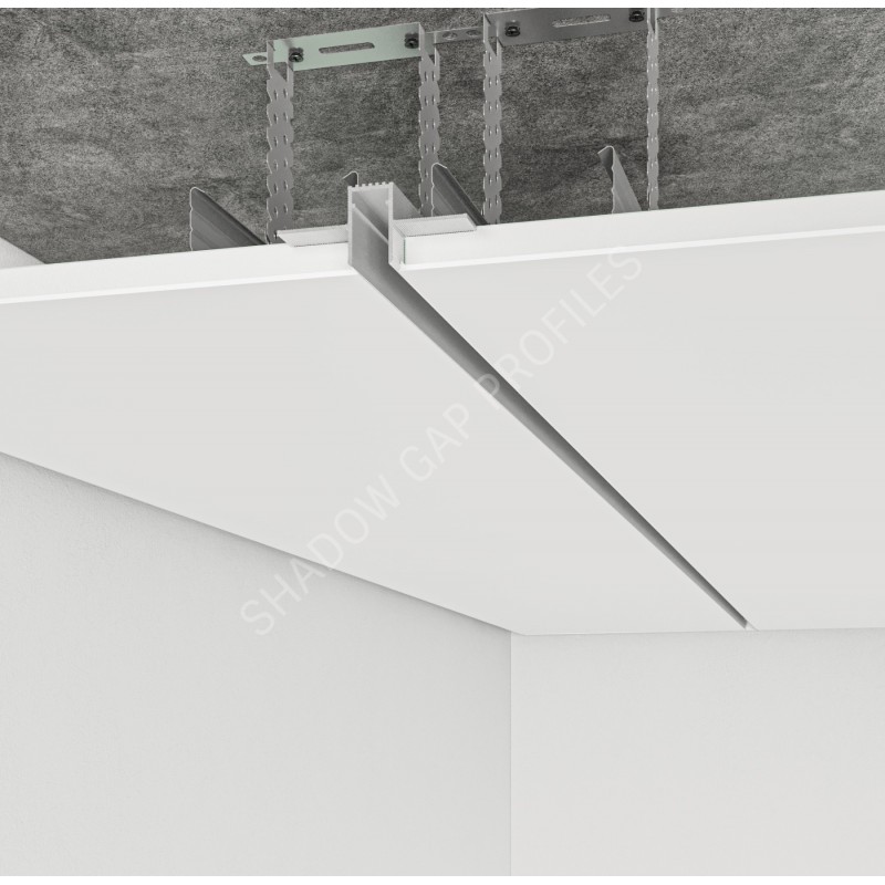 RST-13/12 Ceiling recessed shadow profile with LED lighting option