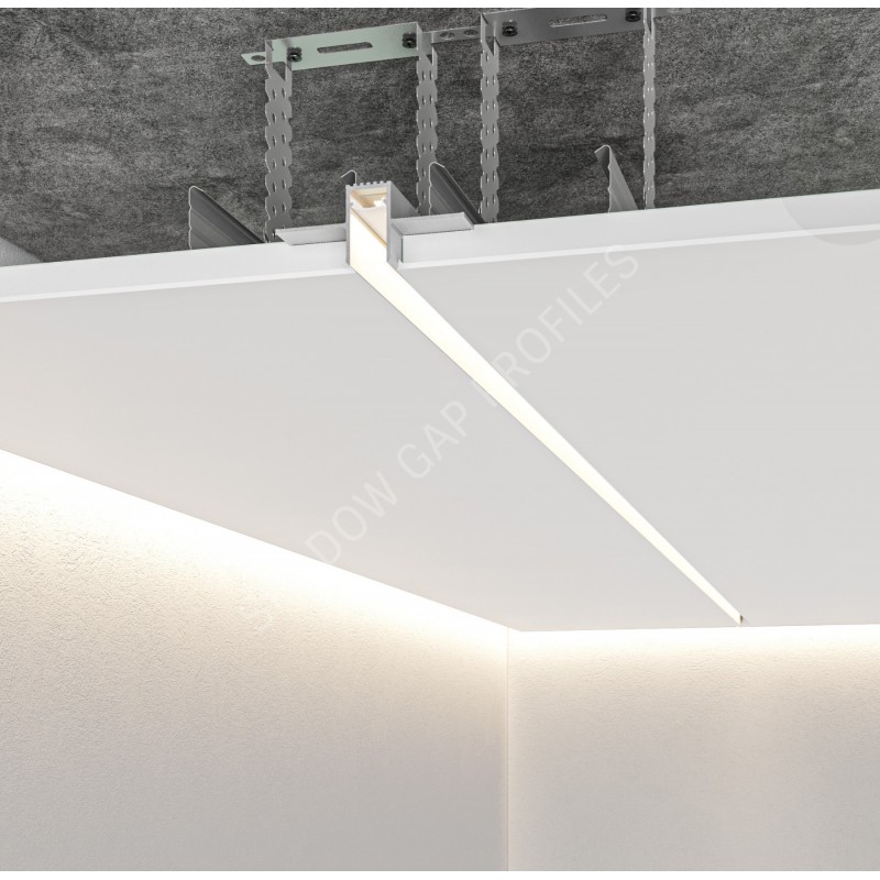 RST-13/12 Ceiling recessed shadow profile with LED lighting option