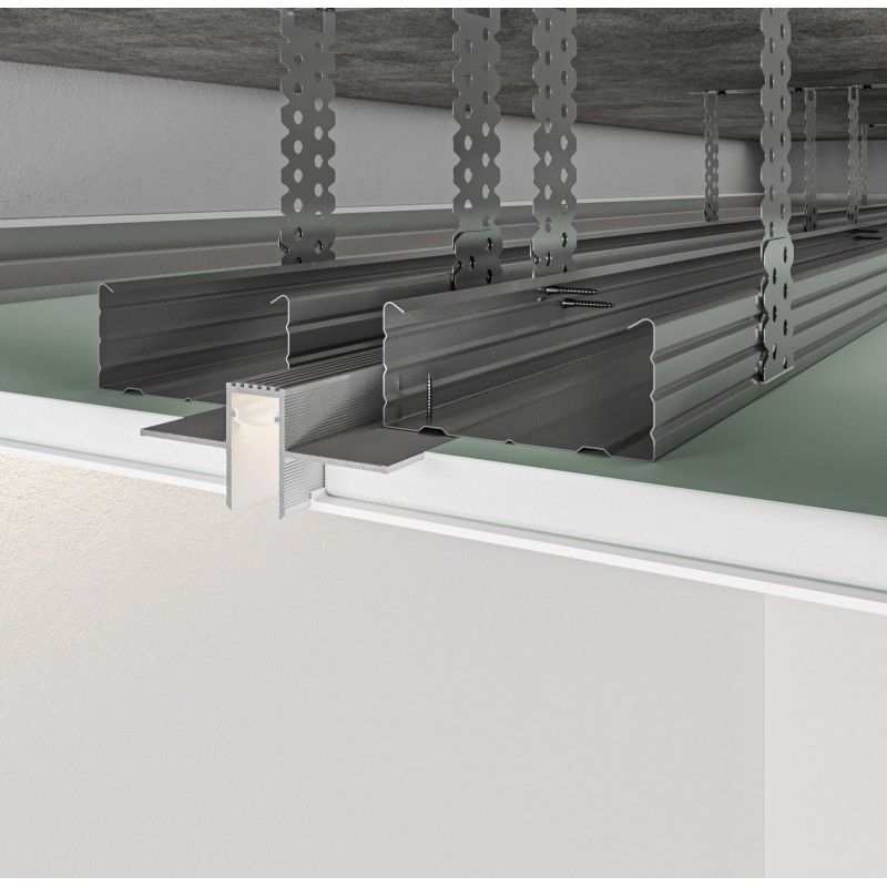 RST-13/12 Ceiling recessed shadow profile with LED lighting option