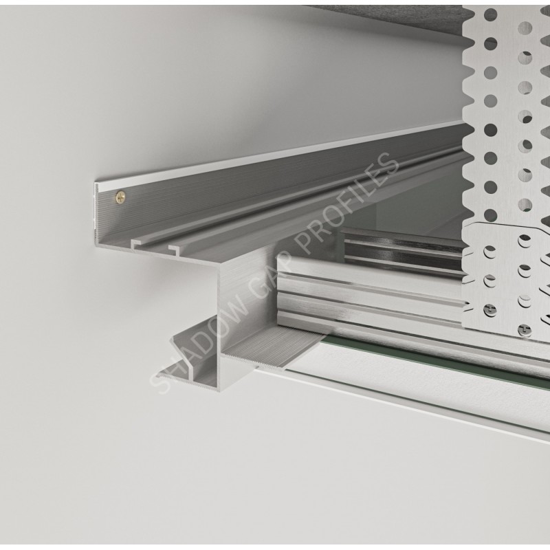 AST30 Встраиваемый в потолок теневой профиль с возможностью установки LED-подсветки