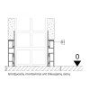 Aluminum Profiles For Recessed Wall Skirting PBSB