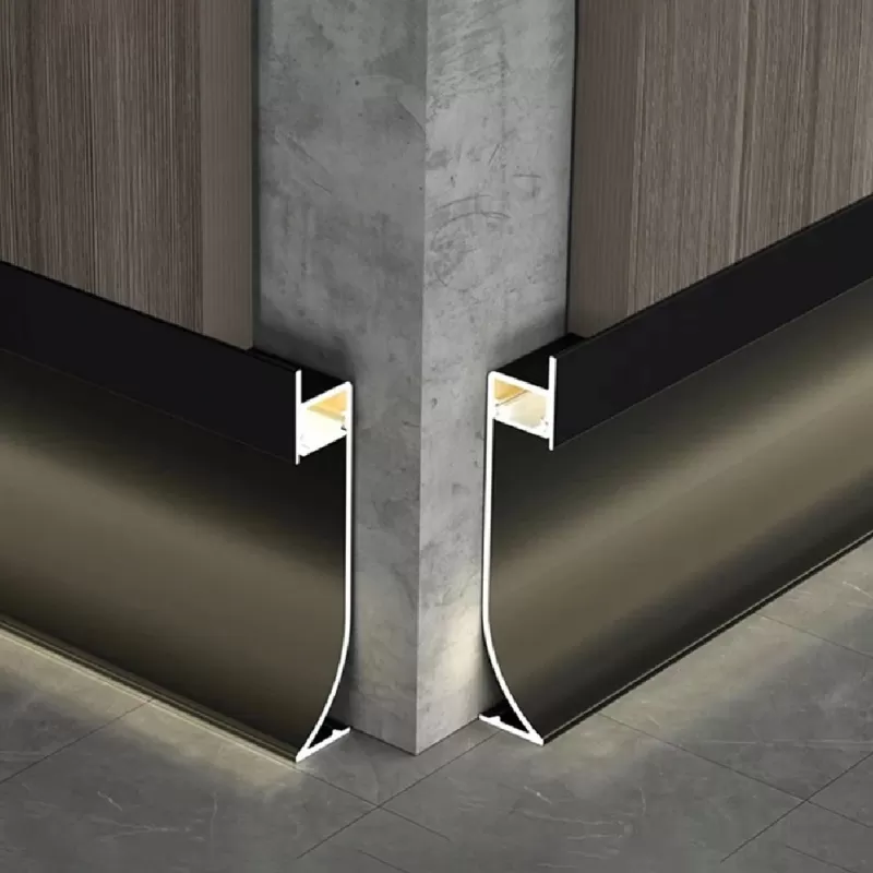 Aluminium Shadow Gap Skirting Board for LED Lighting 3 m VISIONAL / 05-794